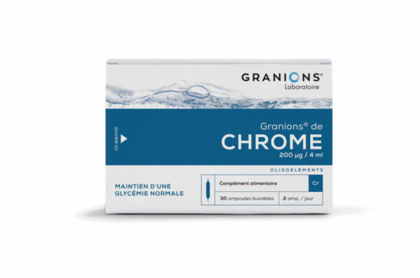 Granions de Chrome 200 microg 30 ampoules