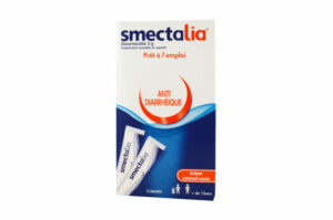 SMECTALIA Gel diosmectite 3 g 12 sachets goût caramel cacao