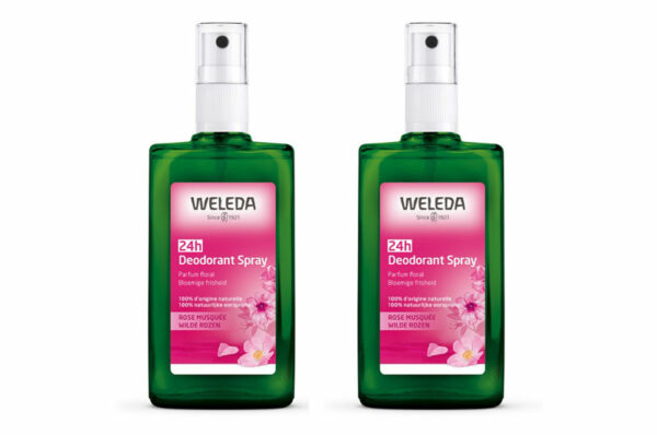 WELEDA Déodorant à la Rose efficacité 24h 100 ml x 2