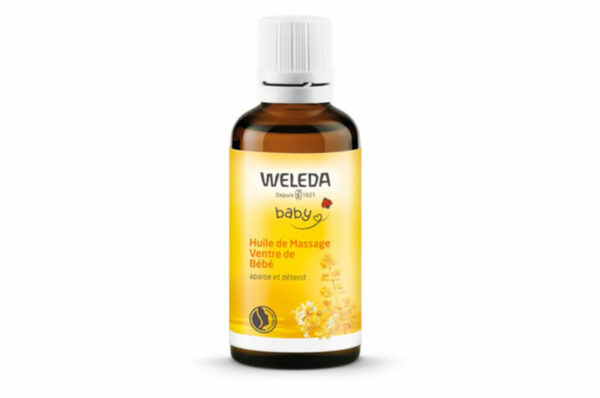 WELEDA Huile de Massage Ventre de Bébé 50 ml