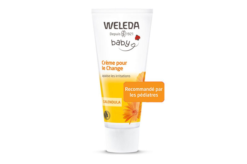 Crème pour le change au Calendula Weleda bébé - tube de 75 ml