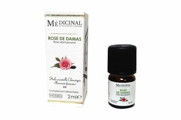 MEDICINAL Huile essentielle à la Rose de Damas 2 ml