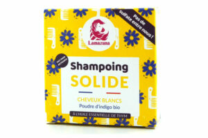 LAMAZUNA Shampooing solide pour cheveux blancs
