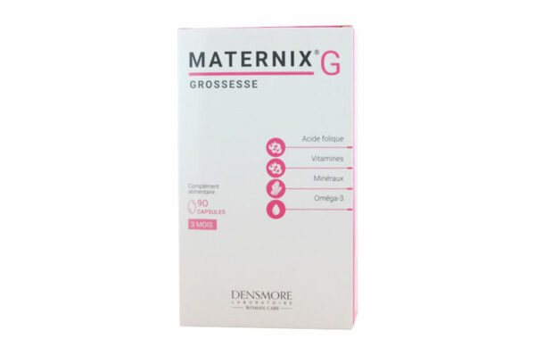 MATERNIX G Complément alimentaire pour la grossesse 90 capsules