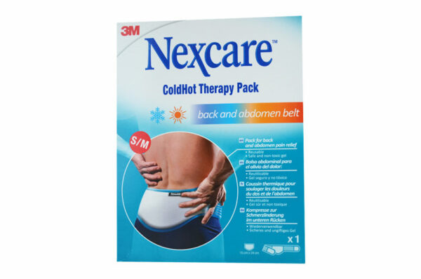 NEXCARE ColdHot Therapy Pack – Coussin thermique pour douleurs abdominales et dorsales S / M