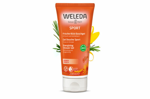 WELEDA gel douche sport à l’Arnica 200 ml
