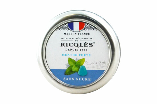 RICQLÈS pastilles à la Menthe Forte Sans Sucre 45 gr