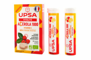 UPSA Vitalité Acérola 1000 BIO Goût Fruits Rouges 30 comprimés