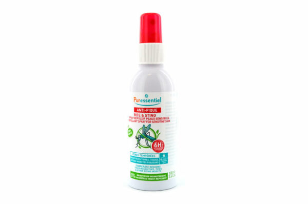 PURESSENTIEL Anti-Pique Spray Répulsif Peaux Sensibles 100 ml