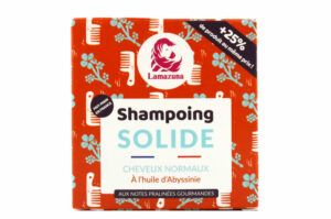 LAMAZUNA Shampooing Solide Cheveux Normaux à l’Huile d’Abyssinie 70 ml