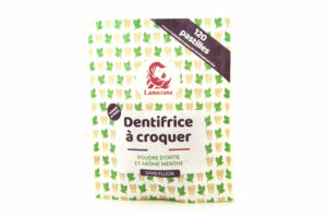 LAMAZUNA Dentifrice à Croquer à la Poudre d’Ortie et Menthe Sans Fluor 120 pastilles