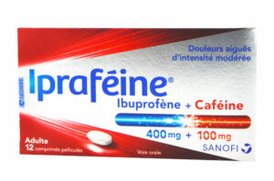 IPRAFEINE ibuprofène 400mg + caféine 100mg Boite 12 comprimés