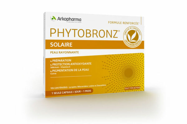 ARKOPHARMA Phytobronz Préparateur Solaire Huiles Végétales 30 capsules