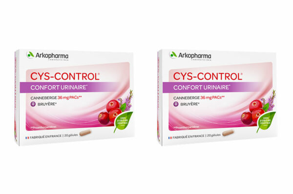 ARKOPHARMA Cys-Control Confort Urinaire Canneberge Lot 2 x 20 gélules