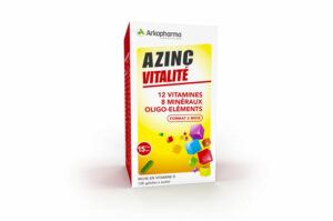 ARKOPHARMA Azinc Adulte Vitalité Vitamines C et E, Zinc 120 gélules
