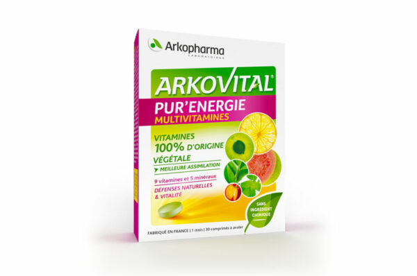 ARKOPHARMA Arkovital Pur'Energie Multivitamines et Minéraux 30 comprimés