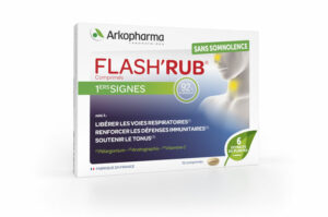 ARKOPHARMA Flash'Rub Nez Et Gorge Vitamine C, Pélargonium 15 comprimés