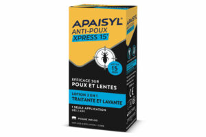 APAISYL XPRESS 15' LOTION anti-poux et lentes Traitante et Lavante 100 ml + peigne