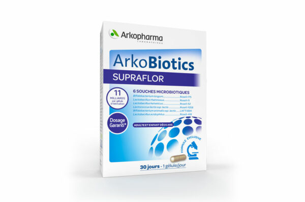 ARKOPHARMA Arkobiotics Supraflor Probiotiques 30 gélules