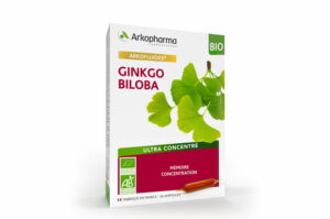 ARKOPHARMA Arkofluides Ginkgo Biloba Mémoire Concentration 20 ampoules