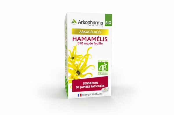 ARKOPHARMA Arkogélules Jambes Fatiguées Hamamélis Bio 45 gélules