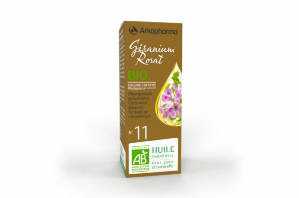 ARKOPHARMA Arko Essentiel Huile Essentielle Bio Géranium Rosat N°11 5ml