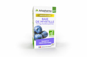 ARKOPHARMA Arkogélules Transit et Vision Baie de Myrtille Bio 40 gélules