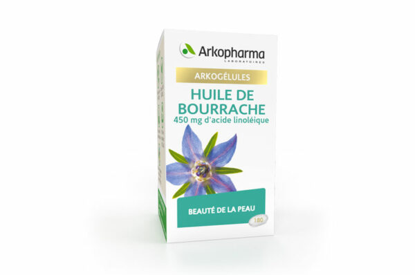 ARKOPHARMA Arkogélules Beauté de la Peau Huile de Bourrache Bio 180 capsules – Image 2