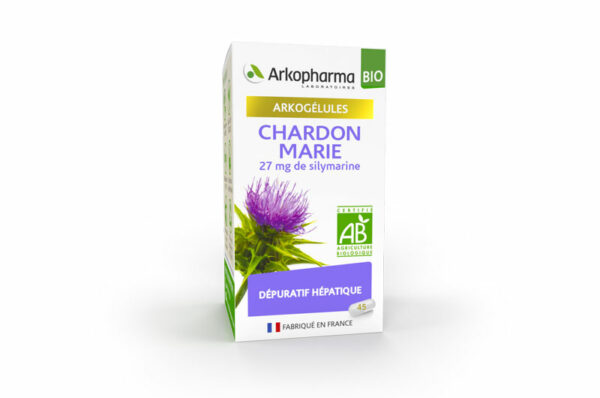 ARKOPHARMA Arkogélules Dépuratif Hépatique Chardon Marie Bio 45 gélules – Image 2