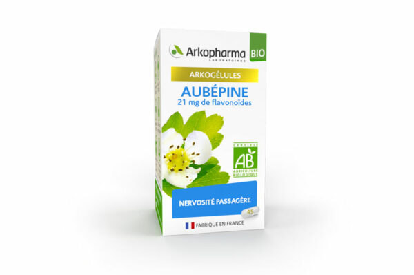 ARKOPHARMA Arkogélules Nervosité Passagère Aubépine Bio 45 gélules – Image 2