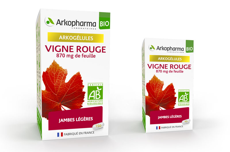 ARKOPHARMA Arkogélules Jambes Légères Vigne Rouge Bio 150 gélules