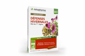 ARKOPHARMA Arkofluides Défenses Hivernales Propolis, Echinacée Bio 20 ampoules