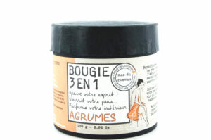 MAS DU ROSEAU Bougie 3 en 1 Agrumes 100 gr