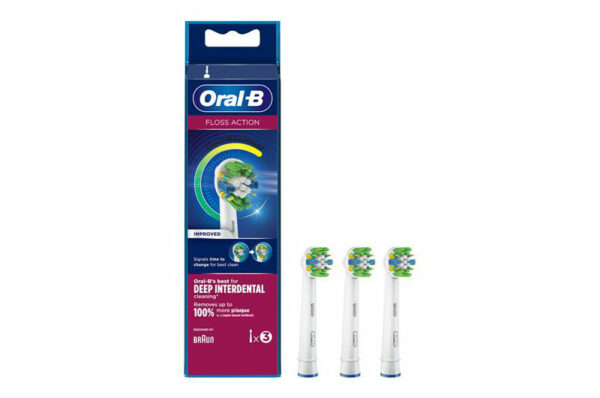 ORAL-B Brossettes FLOSS ACTION CLEANMAXIMISER lot de 3
