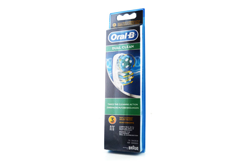 ORAL-B Brossettes DUAL CLEAN (EB417) lot de 3 - Pharma-Médicaments.com