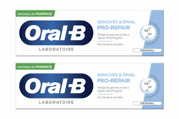 ORAL-B Laboratoire Gencives et Email Pro-Repair Original 2x75 ml