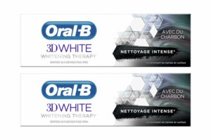 ORAL-B 3D WHITE Whitening Therapy Nettoyage Intense Charbon 2x75 ml