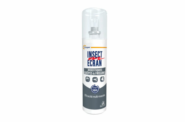 INSECT ECRAN COOPER spray répulsif peau moustiques, guêpes et frelons 100 ml