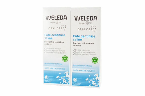 WELEDA Pâte Dentifrice Saline lot de 2x75 ml
