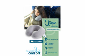 Oreiller ergonomique mémoire de forme Utopie Nuque  30x30x10