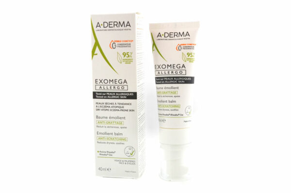 A-DERMA Exomega Allergo Baume Emollient 40 ml