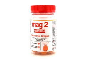MAG 2 Nervosité, Fatigue 45 gommes Arôme naturel pêche