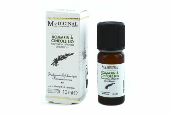 MEDICINAL Huile Essentielle Romarin à Cinéole BIO 10 ml