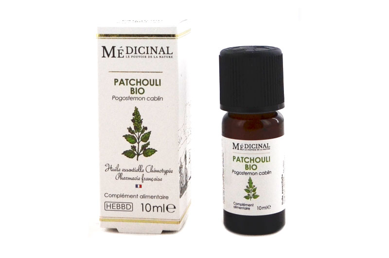 MEDICINAL Huile Essentielle Patchouli BIO 10 ml - Pharma-Médicaments.com