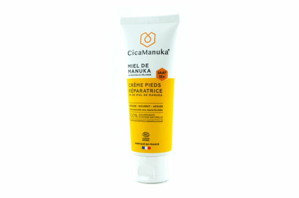 CICAMANUKA Crème Pieds Réparatrice au Miel de Manuka 75 ml