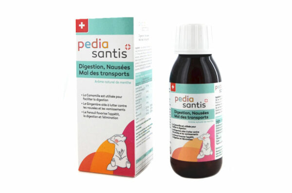 PEDIASANTIS Digestion, Nausées, Mal des Transports arôme Menthe 100 ml