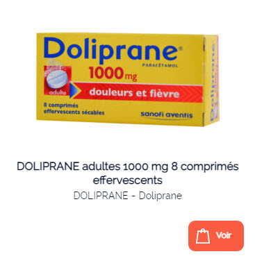 doliprane effervescent