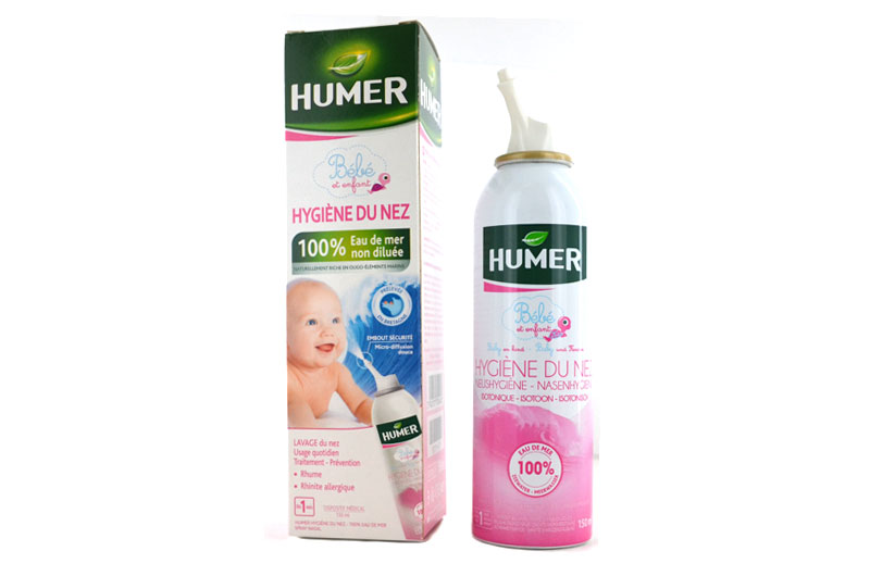 Humer Hygiène Du Nez 100 % Spray Nasal Eau De Mer Adulte 150 ml