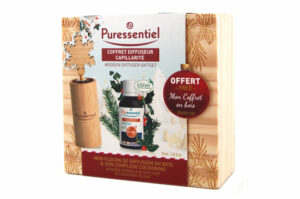 PURESSENTIEL Coffret Diffuseur Capillarité – Diffuseur en Bois et son Complexe Cocooning