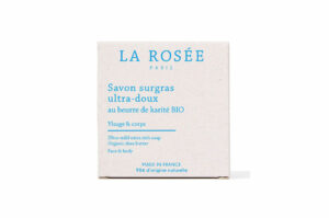 LA ROSEE Savon Surgras Ultra-Doux au Beurre de Karité BIO 100 gr